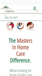 Mobile Screenshot of mastersinhomecare.com